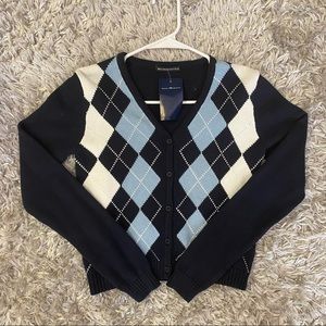 Brandy Melville Argyle Sweater